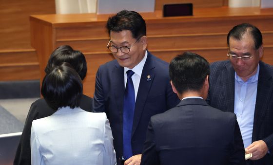 투표하는 송영길