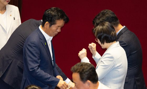 정혜경 '정청래 파이팅'
