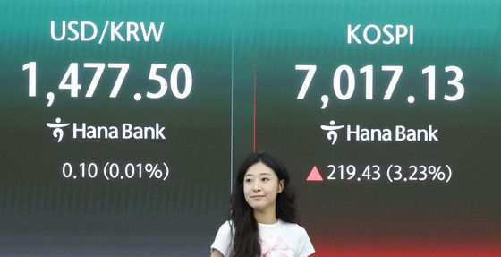 7000 재탈환한 코스피