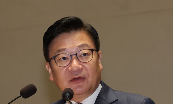 모두발언하는 정점식 원내대표