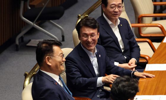 김민석·송영길 '화기애애'