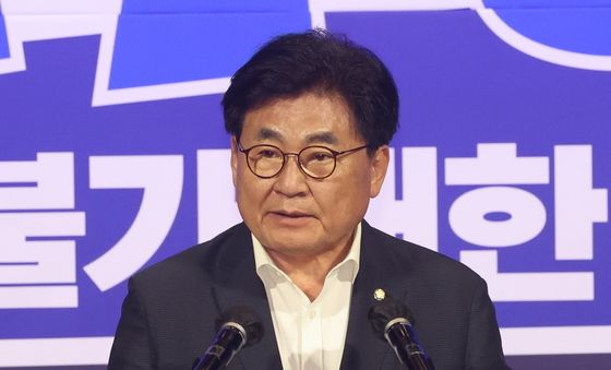 개회사하는 소병훈 더불어민주당 중앙당선관위원장