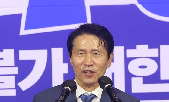 인사말하는 이학영 민주당 전당대회준비위원장