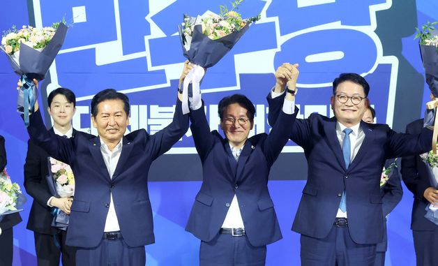 김민석·정청래·송영길, 당 대표 선거 본 경선 진출