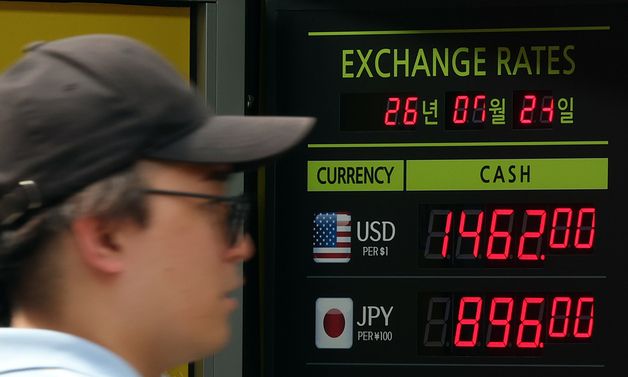 원·엔 환율 1년 8개월 만에 800원대로