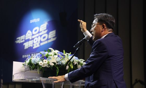 신장식 조국혁신당 신임 당대표, 전당대회 대표 수락 연설