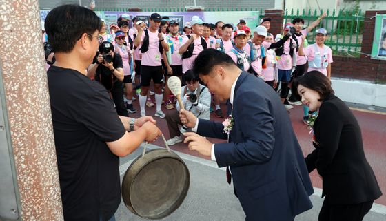 발원지 울트라 원정대의 출발로 제11회 한강·낙동강 발원지 축제 화려한 막 올라
