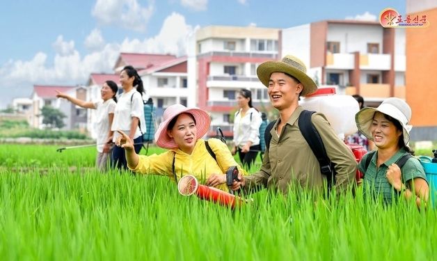北, 만금온실농장 선전…"앞선 영농방법 적극 도입"