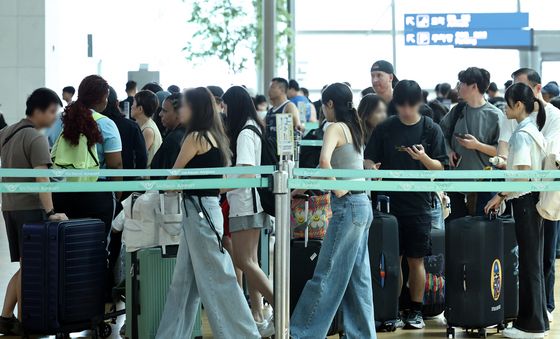 북적이는 인천국제공항