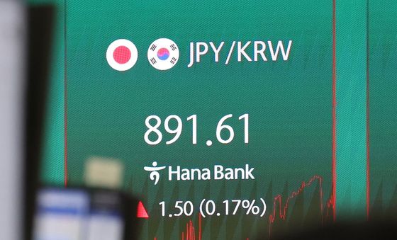 800원대 '슈퍼 엔저'
