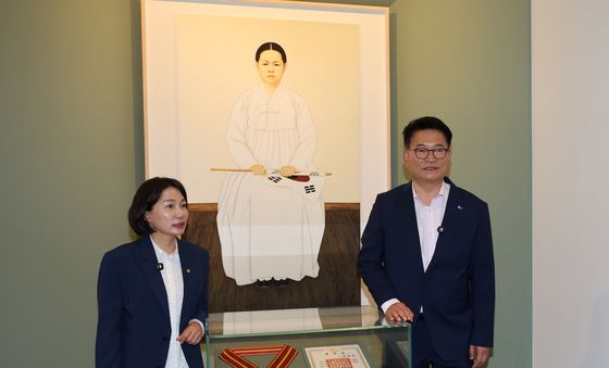 송영길 후보, 유관순열사기념관 방문
