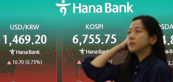코스피, 0.97% 오른 6755.75 마감
