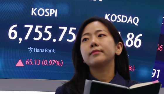 코스피, 0.97% 상승한 6755.75 마감