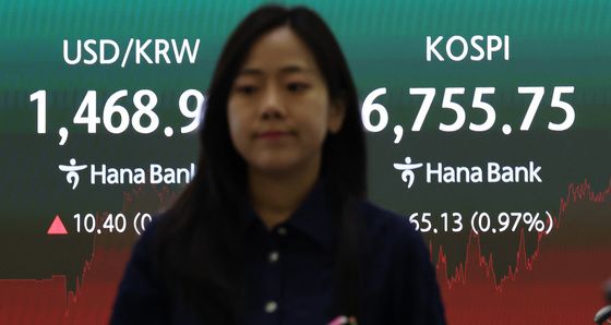 코스피, 0.97% 상승한 6755.75 마감