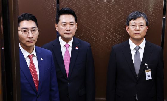 지방선거 선거소청 참석하는 장동혁 대표