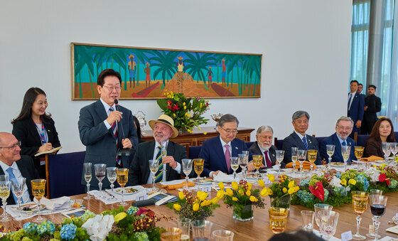 국빈오찬 참석한 이재명 대통령