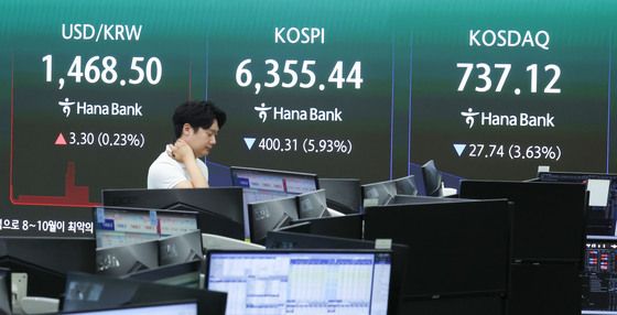 코스피 급락 출발...매도 사이드카 발동