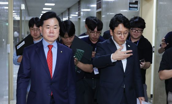 여야 원내수석 회동 종료