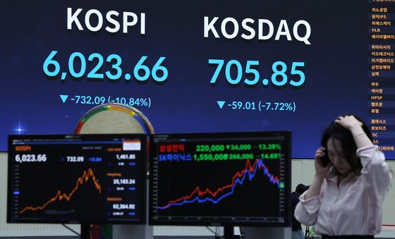 코스피 10.84% 폭락