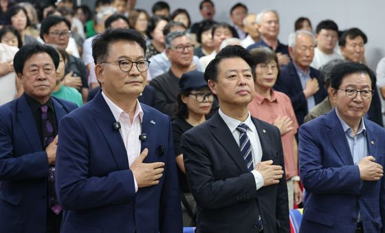 송영길 후보, 대전서 타운홀 미팅