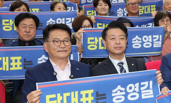 송영길 후보, 대전서 타운홀미팅