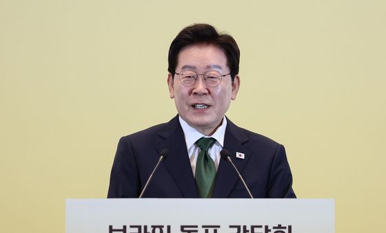 동포 간담회 발언하는 이재명 대통령