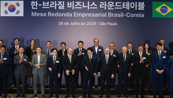기념촬영 마친 이재명 대통령