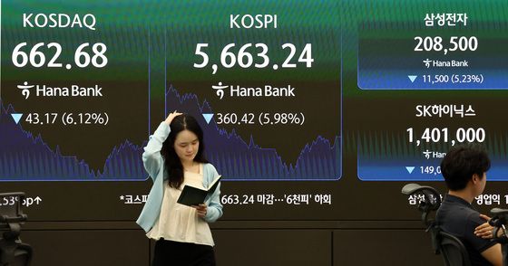 코스피 이틀 새 16.17% 급락