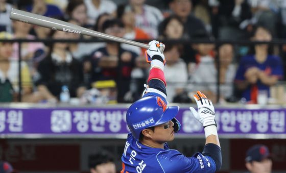 채은성, 지금부터 추가 득점 간다