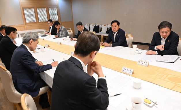 요동치는 시장 상황에 머리 맞댄 정부