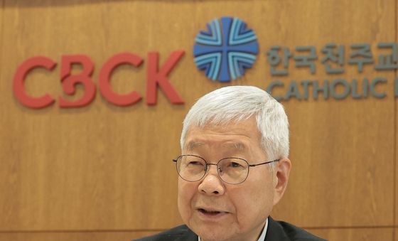 교황청 성직자부 장관 유흥식 추기경 기자간담회