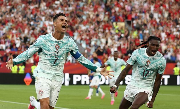 '호날두 토너먼트 첫 골' 포르투갈, 크로아티아에 2-1 역전승