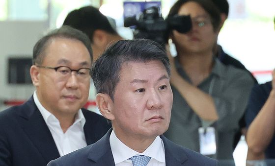 축구협회 청문회 출석하는 정몽규 전 회장