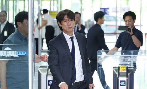 축구협회 청문회 출석하는 홍명보 전 감독