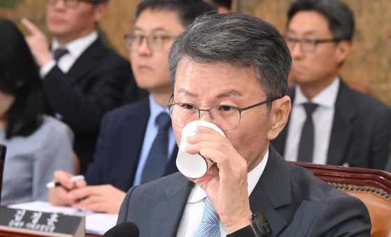 '축구협회 청문회' 증인 출석한 정몽규
