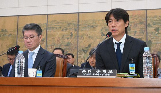 청문회 출석한 홍명보·정몽규