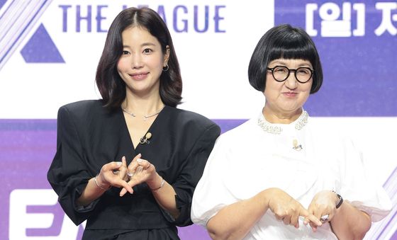 '액스 더 리그' 한국팀 오너 기은세와 노희영 대표
