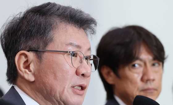축협 청문회 출석한 정몽규 전 협회장