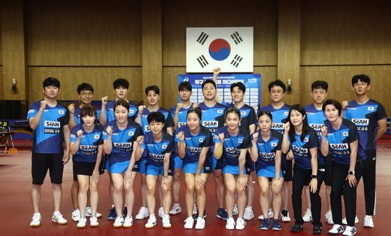 아시안게임 앞둔 탁구 대표팀