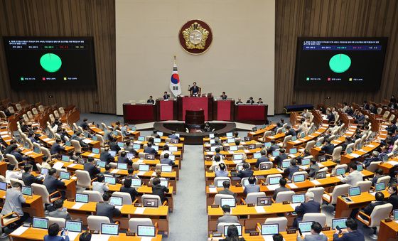선관위 특검법 국회 본회의 통과