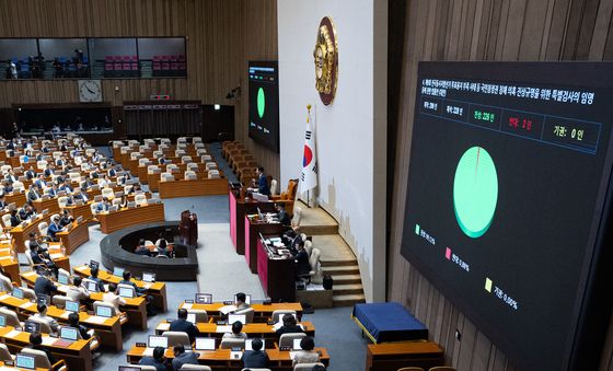 본회의 통과하는 선관위 특검법