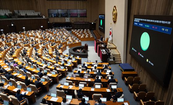 선관위 특검법 본회의 통과