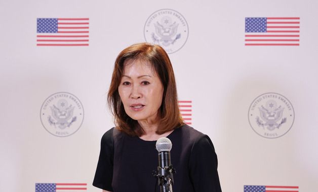 '트럼프 2기 첫 주한미대사' 미셸 스틸, 한국 도착