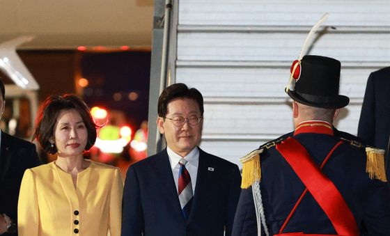 아르헨티나 도착한 이재명 대통령