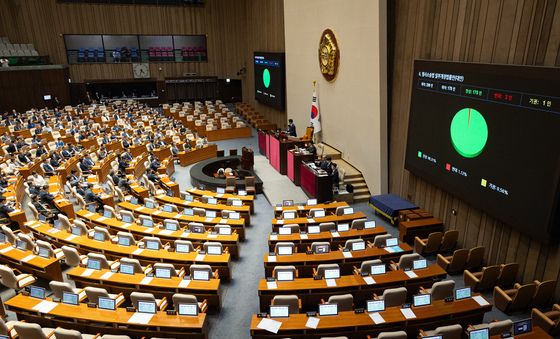 형사소송법 개정안, 여당 주도 본회의 통과