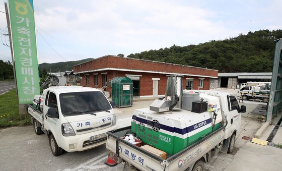 '구제역 비상' 경북도 가축시장 6곳 운영 중단