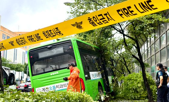 계양구 버스 추돌사고 발생