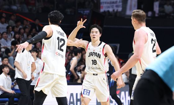 3쿼터 기세 탄 일본 농구 대표팀