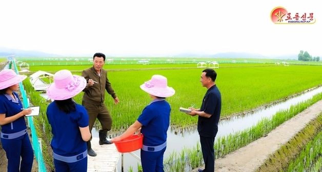 北, 논판 메기 양어에 힘…고원군 성과 부각