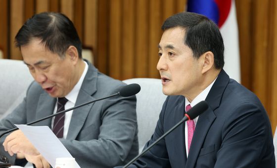 모두발언하는 박대출 선거관리 개혁특위 위원장